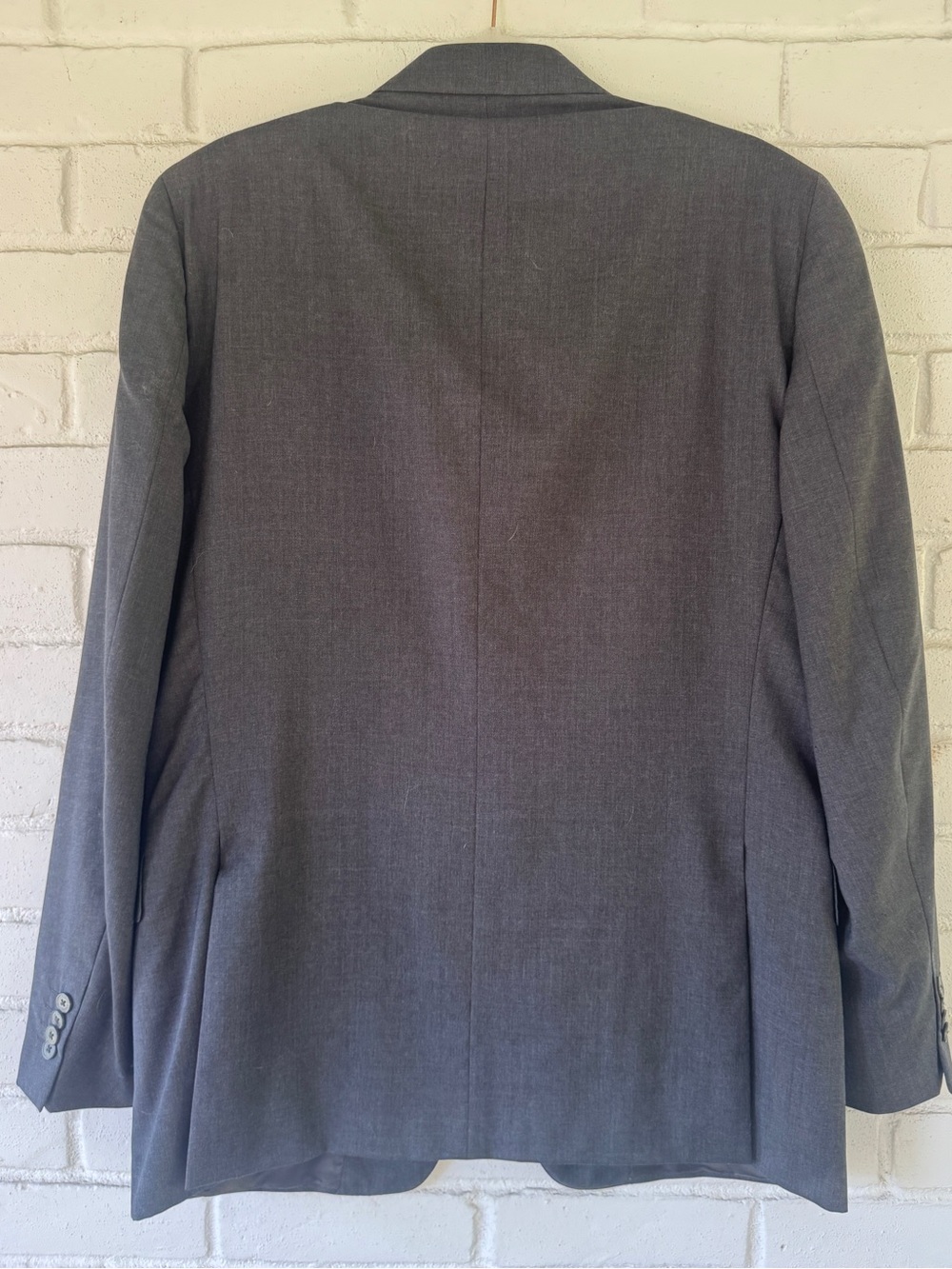 VALENTINO Virgin Wool Single Breasted Two Button Suit Coat Blazer - Mens 50 (IT) - Picture 15 of 16